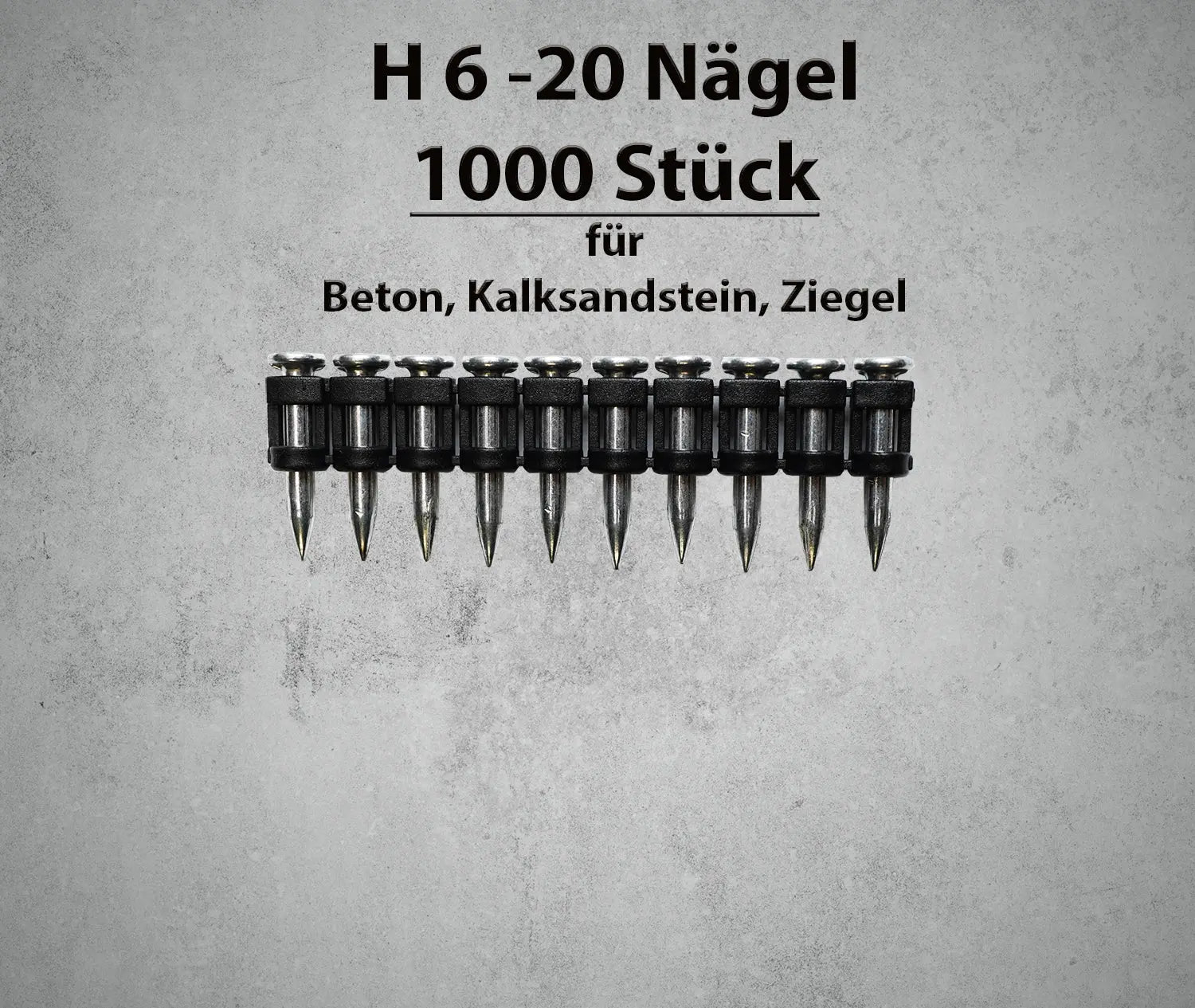 Betonnägel 1000 Stück WS-Werkzeughandel