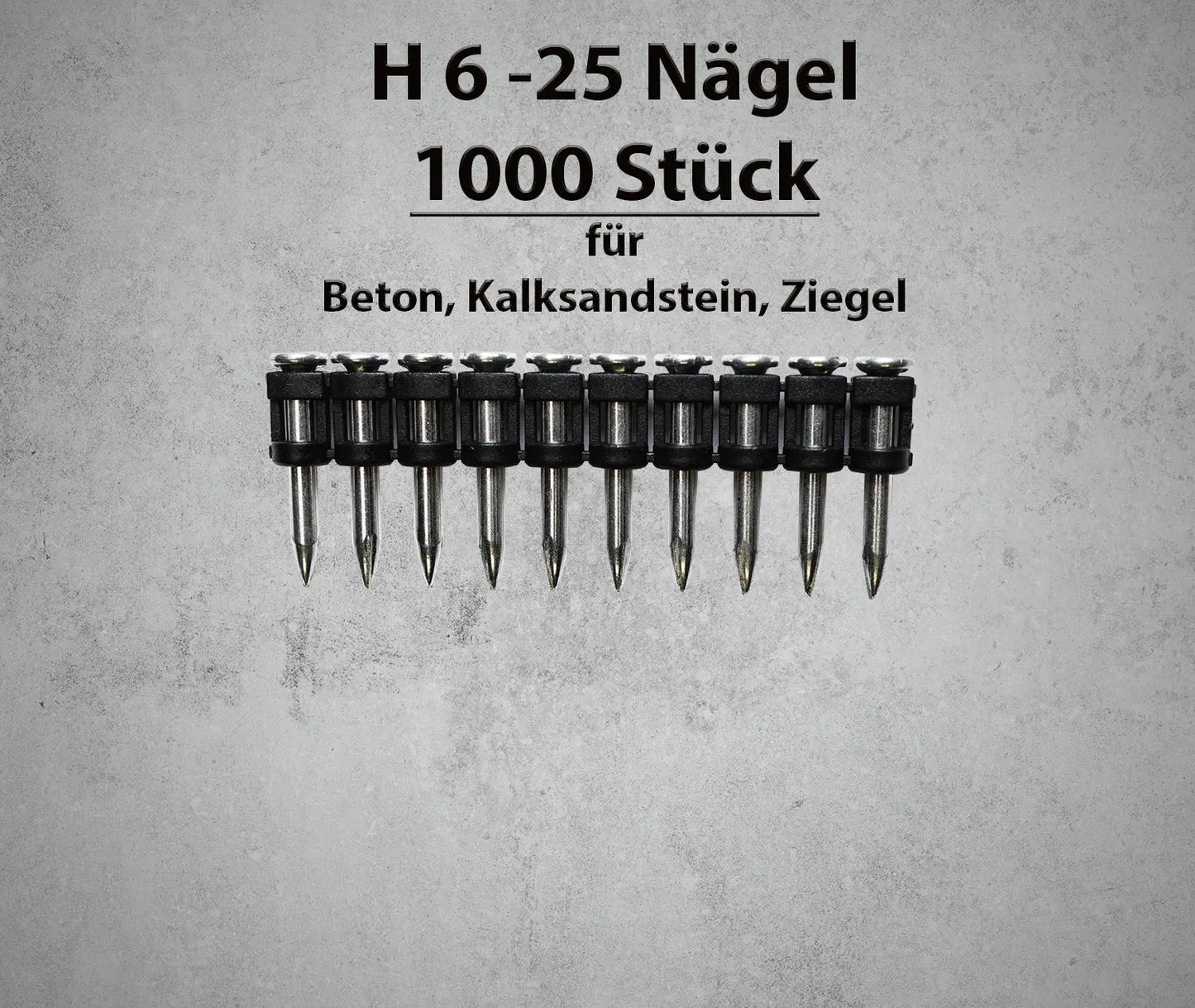 Betonnägel 1000 Stück WS-Werkzeughandel