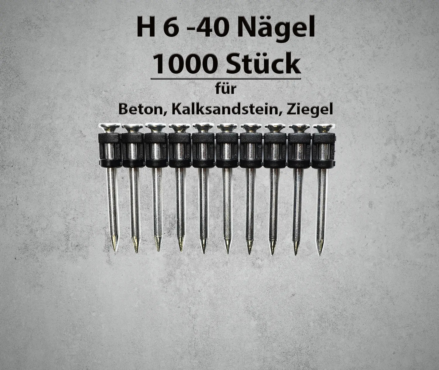 Betonnägel 1000 Stück WS-Werkzeughandel