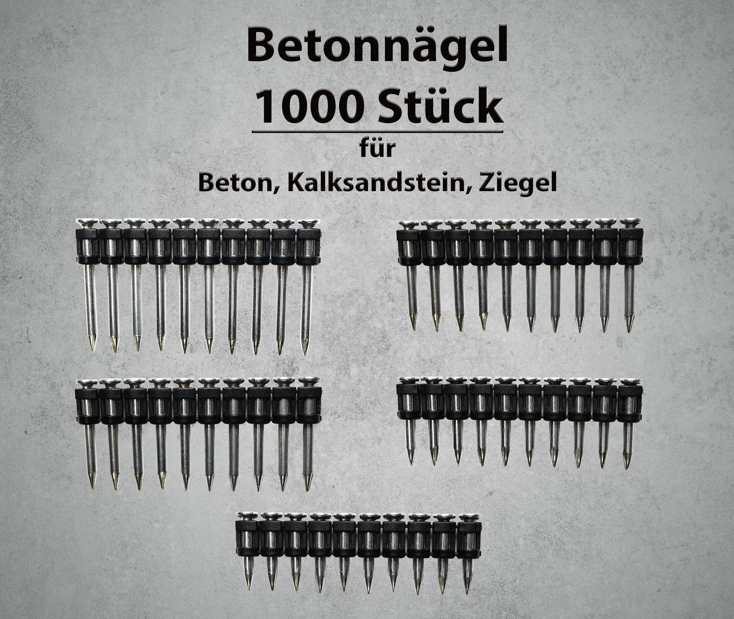 Betonnägel 1000 Stück WS-Werkzeughandel