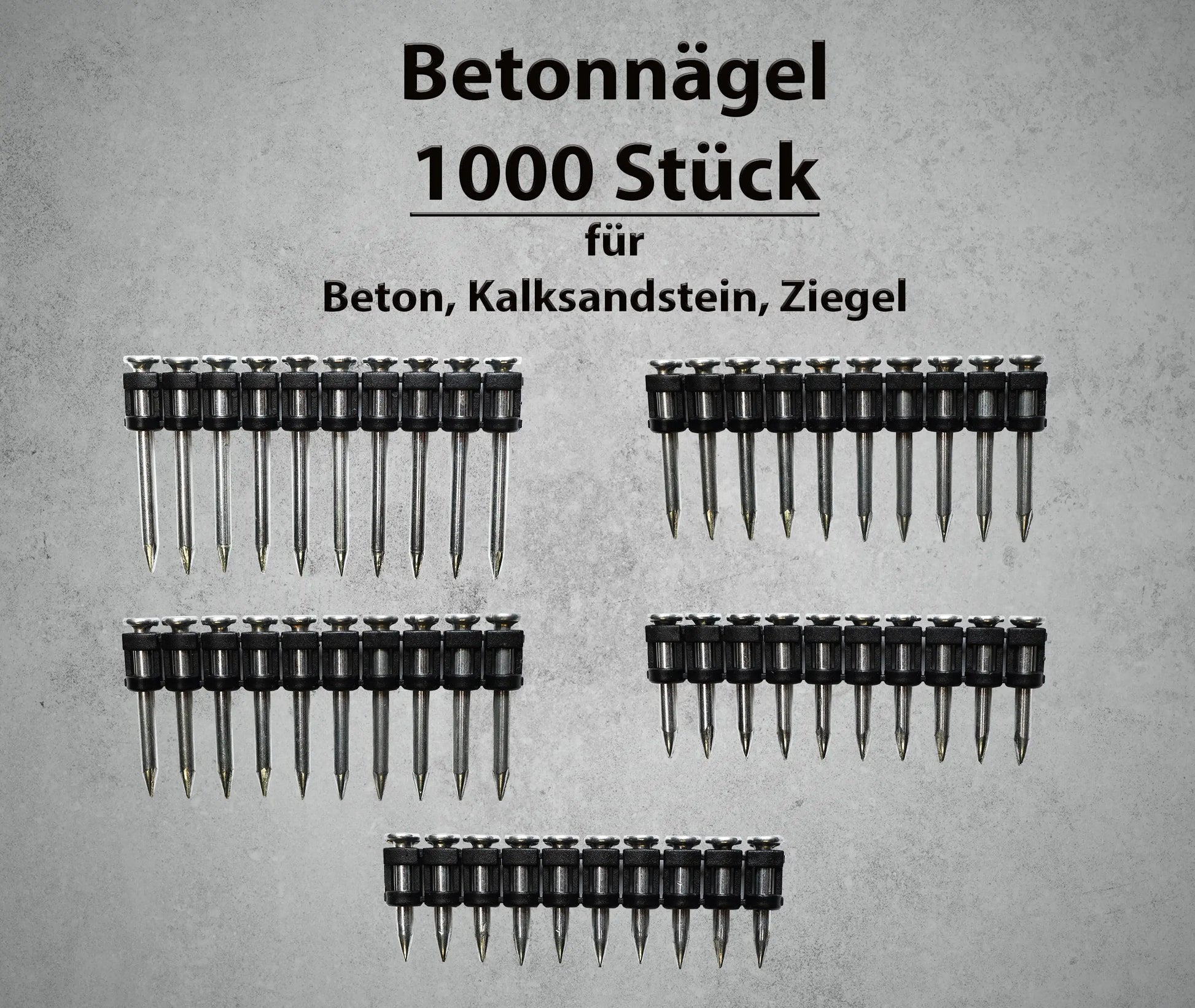 Betonnägel 1000 Stück WS-Werkzeughandel